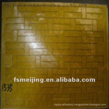 Moulding plastic for glass mosaic